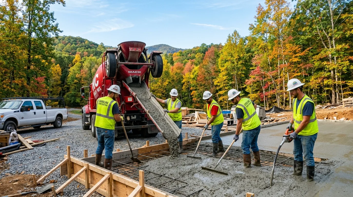 Best Time to Pour Concrete in Statesville, NC: Seasonal Guide