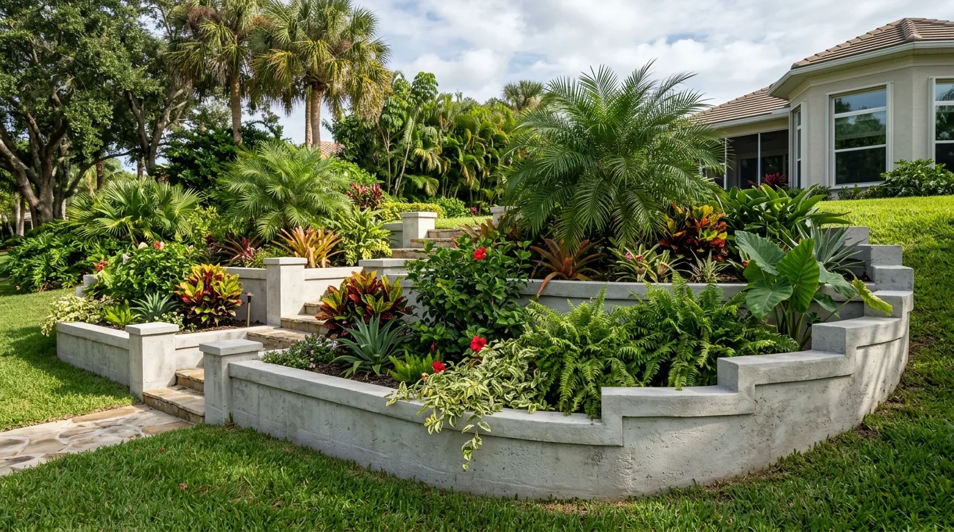 Concrete Retaining Walls for Iredell County Properties